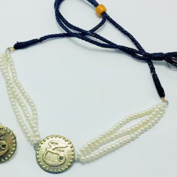 Afghan Tribal Golden Coin Choker With Earrings and Ring ,Coins Jewelry Set - Picture 4 of 9